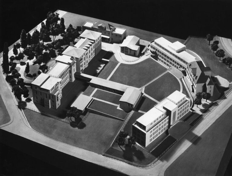 Modell mit Neubauprojekten